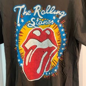 Madeworn Rolling Stones Tattoo You Black Tee